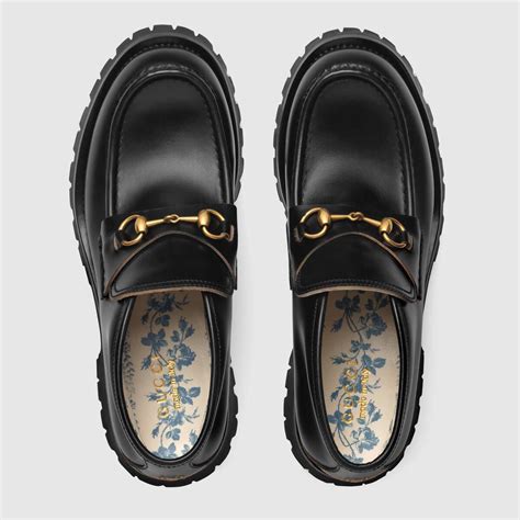 gucci black leather bee loafers|gucci bee loafers women.